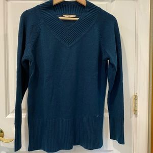 Blue pullover sweater